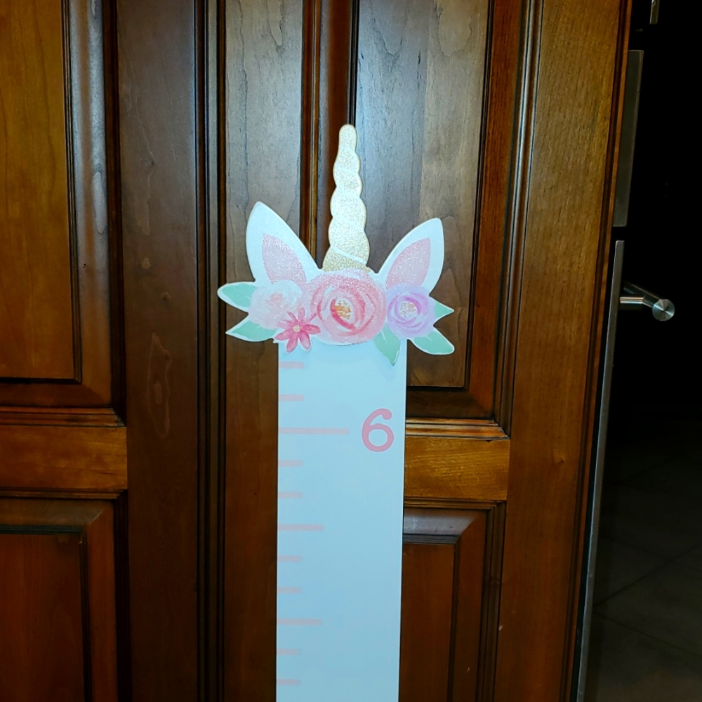 3-6foot Unicorn Growth Chart